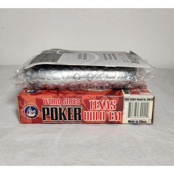 WSOP Texas Hold 'Em Tested Handheld Game Excalibur With Manual & Box 2004 - Picture 8 of 8